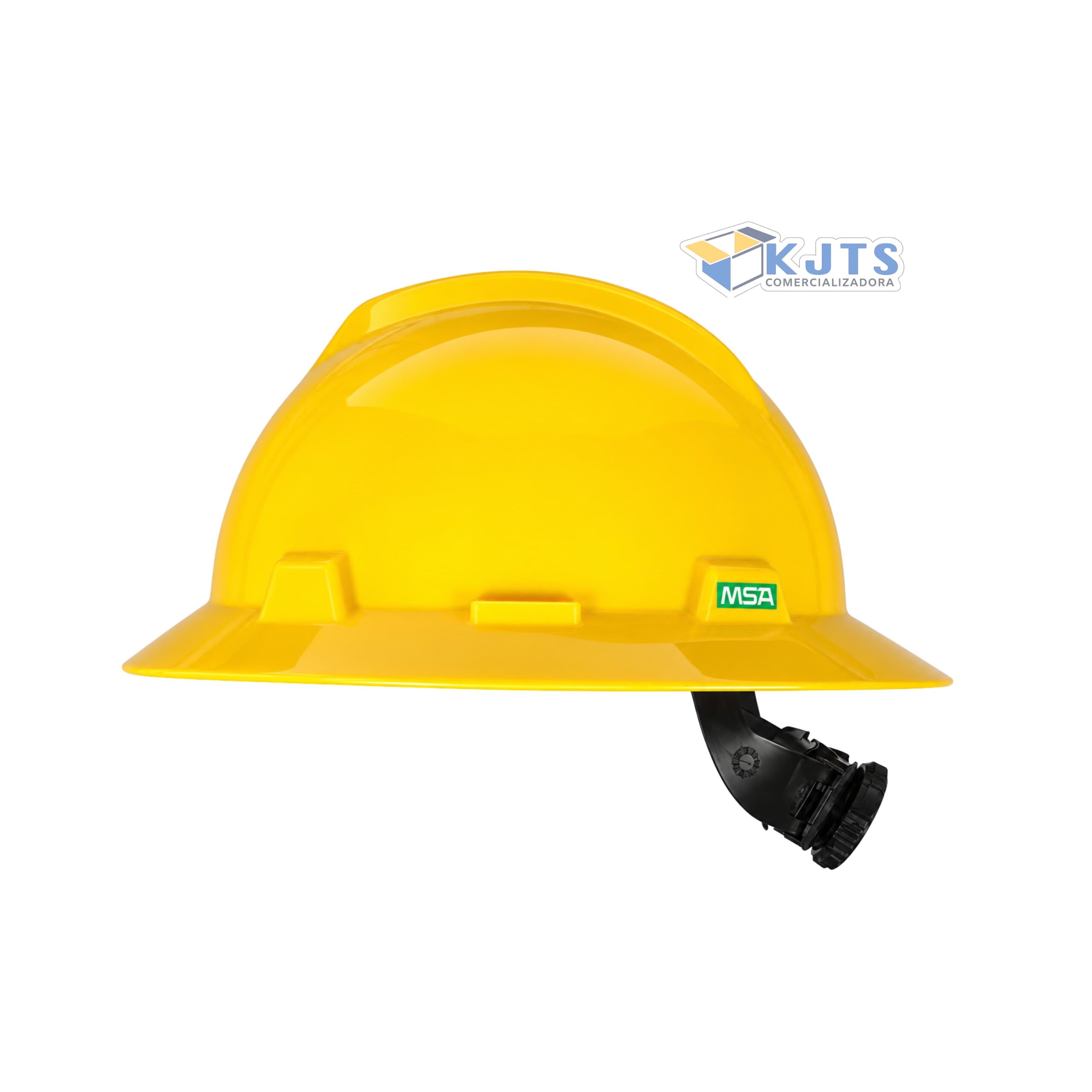 Casco Amarillo Ala Ancha Marca MSA
